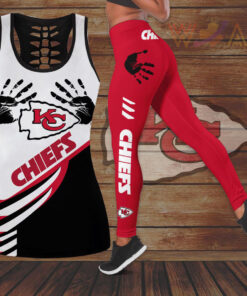 Kansas City Chiefs Hollow Tank Top Leggings 03