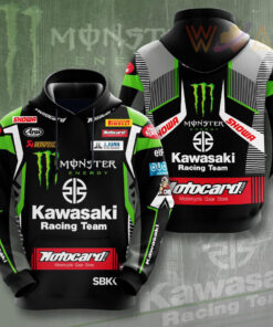 Kawasaki Racing Team 3D Apparels S10 Hoodie