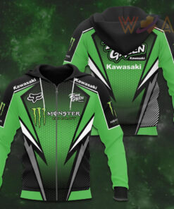 Kawasaki Racing Team 3D Apparels S2 Zip Hoodie