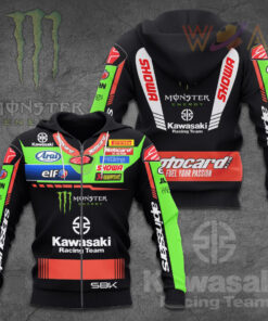 Kawasaki Racing Team 3D Apparels S3 Zip Hoodie