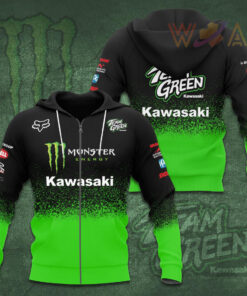 Kawasaki Racing Team 3D Apparels S7 Zip Hoodie