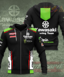Kawasaki Racing Team 3D Apparels S9 Zip Hoodie