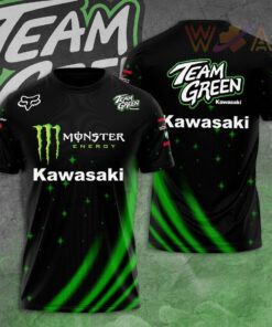 Kawasaki Racing Team 3D T shirt S2