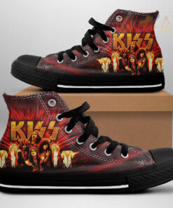 Kiss Band High Top Canvas Shoe WOAHTEE15823S4 Design 2
