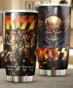 Kiss Band tumbler cup WOAHTEE26523S2