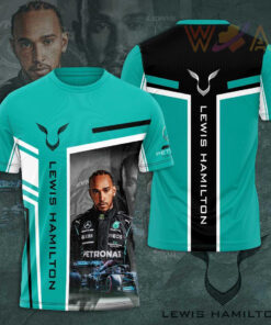 Lewis Hamilton Mercedes AMG Petronas F1 Team 3D Apparels S37 T shirt
