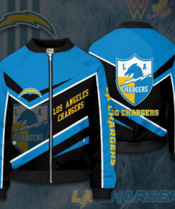 Los Angeles Chargers 3D Bomber Jacket 03