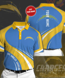 Los Angeles Chargers 3D Polo 02