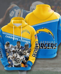 Los Angeles Chargers 3D hoodie 08
