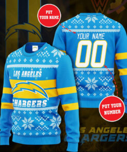 Los Angeles Chargers 3D sweater 01