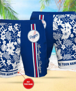 Los Angeles Dodgers 3D Hawaiian Shorts