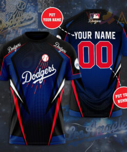 Los Angeles Dodgers 3D T shirt 02