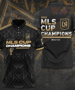 Los Angeles FC 2022 3D Apparels polo shirt