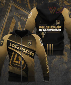 Los Angeles FC 3D zip up hoodie