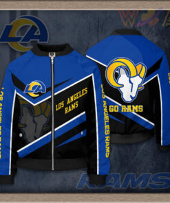 Los Angeles Rams 3D Bomber Jacket 03