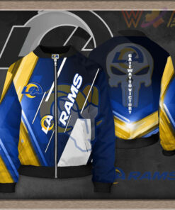 Los Angeles Rams 3D Bomber Jacket 04