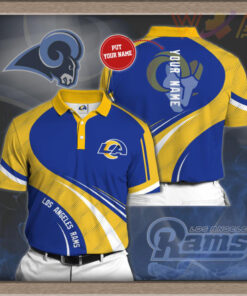 Los Angeles Rams 3D Polo 02