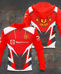 Man United Zip up Hoodie Apparels