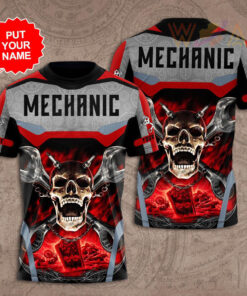 Mechanic Uniform 3D T shirts