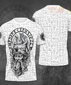 Mens Viking 3D T shirt