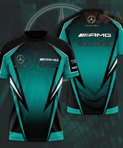 Mercedes AMG Petronas F1 3D Apparels T shirt