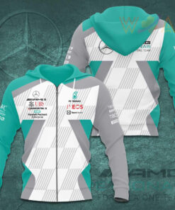 Mercedes AMG Petronas F1 Team 3D Apparels S44 Zip Hoodie