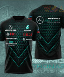 Mercedes AMG Petronas F1 Team 3D Apparels S49 T shirt
