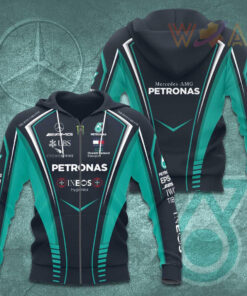 Mercedes AMG Petronas F1 Team 3D Apparels S56 Zip Hoodie