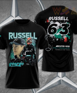 Mercedes AMG Petronas F1 Team 3D T Shirt S10