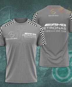 Mercedes AMG Petronas F1 Team 3D T Shirt S5 Gray