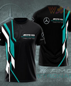 Mercedes AMG Petronas F1 Team 3D T Shirt S9 1