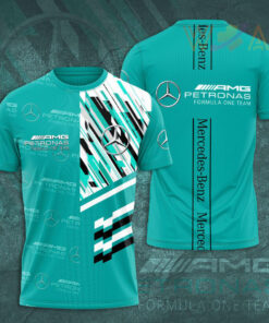 Mercedes AMG Petronas F1 Team 3D T shirt S22