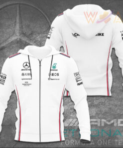 Mercedes AMG Petronas Zip up Hoodie F1 Apparels