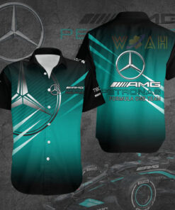 Mercedes And Petronas 3D short sleeve shirt