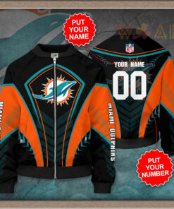 Miami Dolphins 3D Bomber Jacket 05
