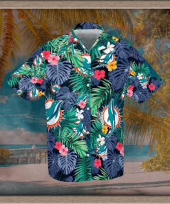 Miami Dolphins 3D Hawaiian Shirt 03