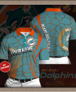 Miami Dolphins 3D Polo 03