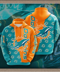 Miami Dolphins 3D hoodie 07