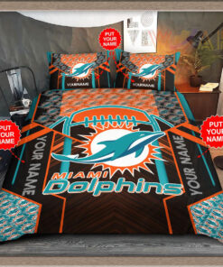 Miami Dolphins bedding set 02