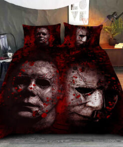 Michael Myers bedding set design 1