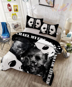 Michael Myers bedding set design 3