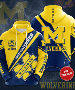 Michigan Wolverines 3D Hoodie 02
