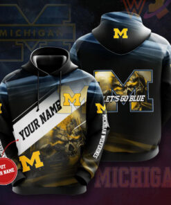 Michigan Wolverines 3D Hoodie 04