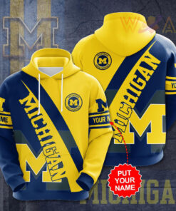 Michigan Wolverines 3D Hoodie 05