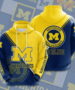 Michigan Wolverines 3D Hoodie 06