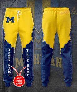Michigan Wolverines 3D Sweatpant 010