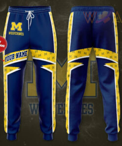 Michigan Wolverines 3D Sweatpant 02