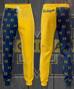 Michigan Wolverines 3D Sweatpant 03