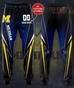 Michigan Wolverines 3D Sweatpant 07