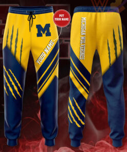 Michigan Wolverines 3D Sweatpant 09